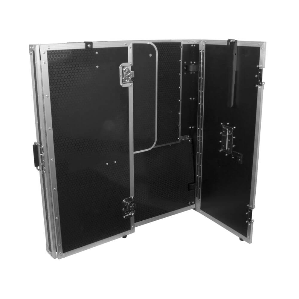 โต๊ะ DJ แบบพับได้ UDG ULTIMATE FOLD OUT DJ TABLE SILVER MK2 PLUS (WHEELS) (U92049SL2)